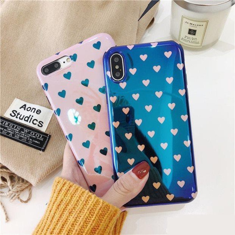 iPhone XR/XS/Max/8/+❤️️chic heart phone case